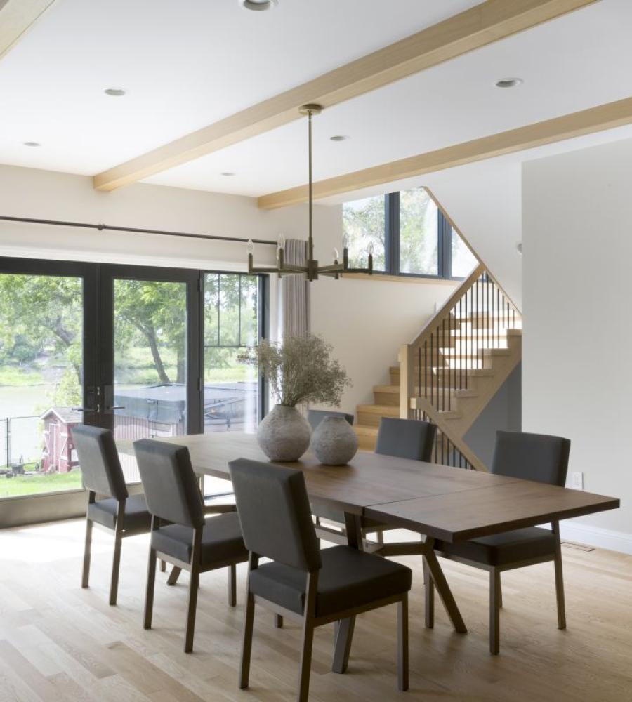 Dining room concept and layout design