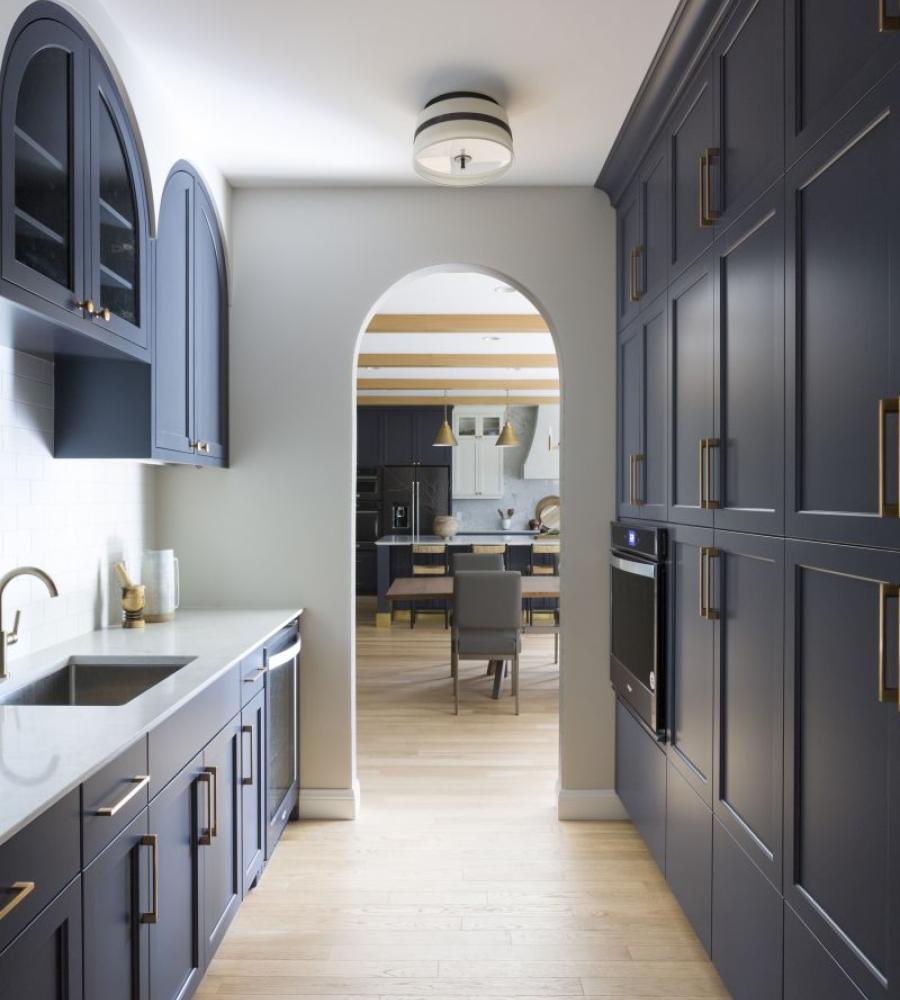 painted cabinets with gold hardware