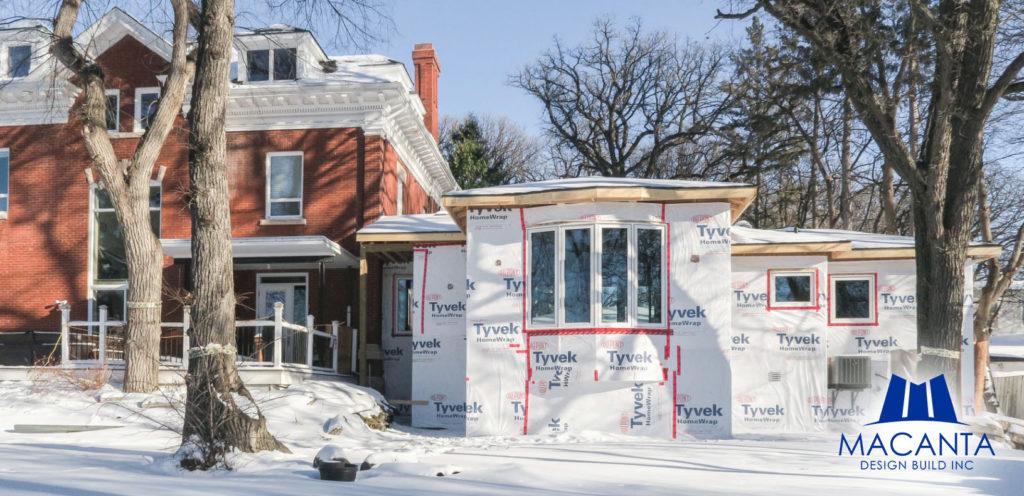 Finishing Phase begins on Winnipeg Home Addition
